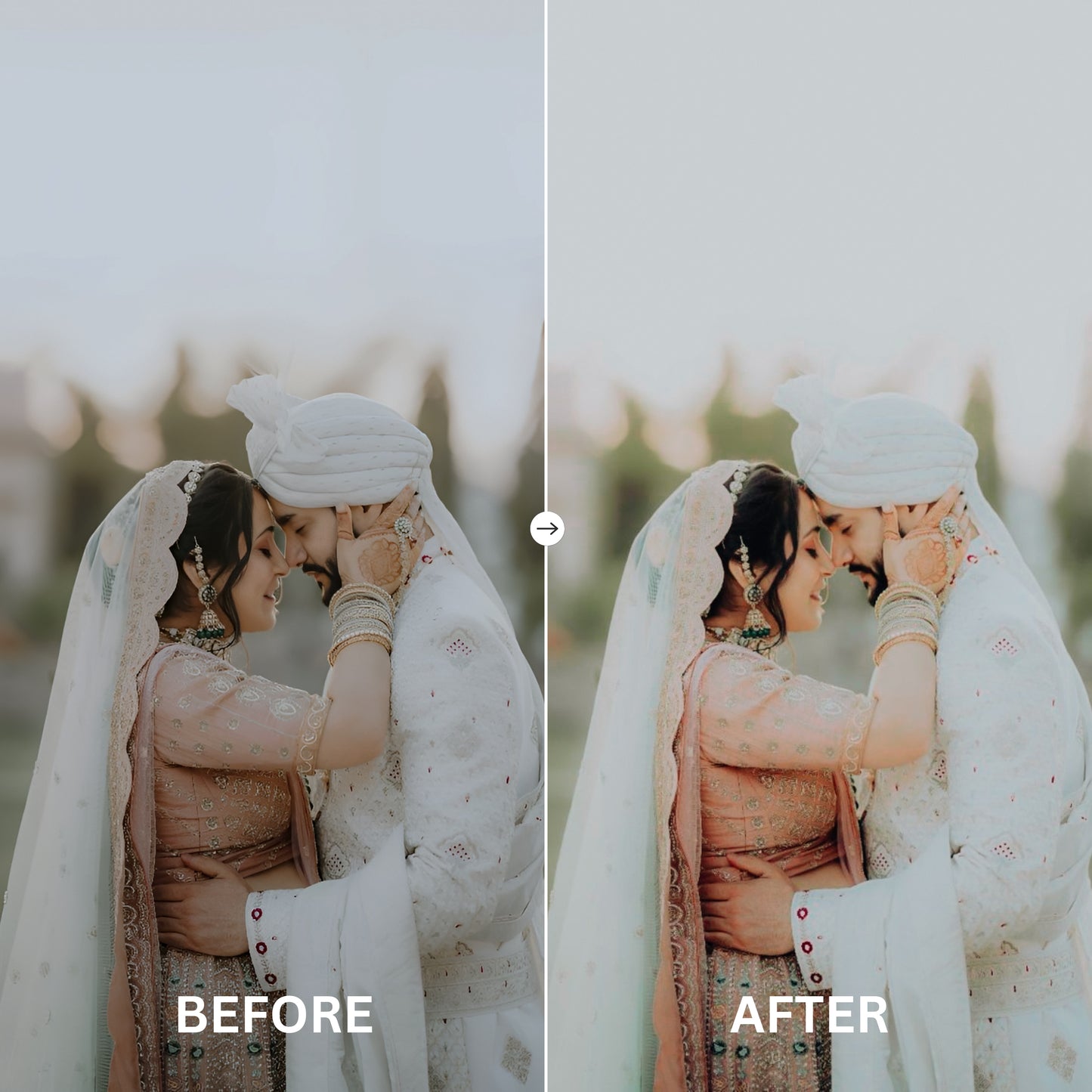 50 Wedding Lightroom Presets